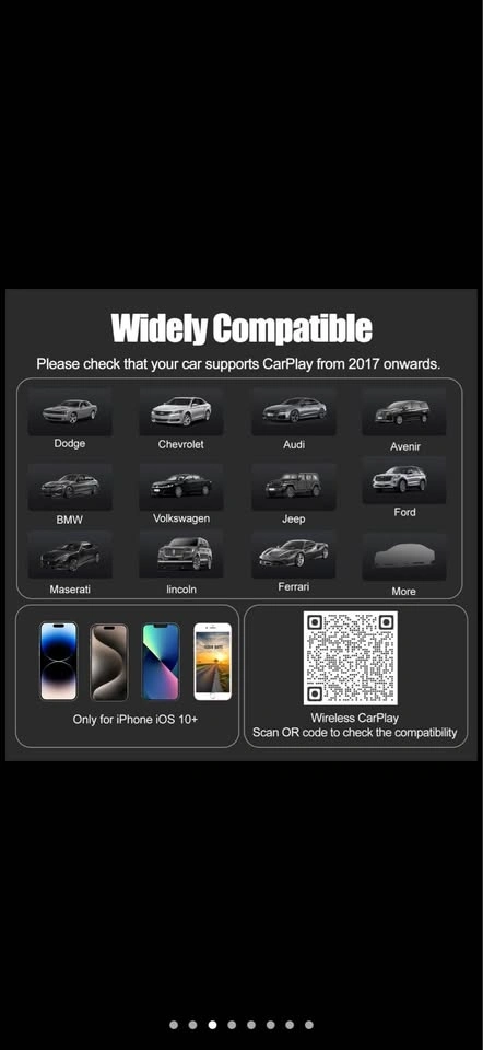 Wireless CarPlay Adapter for iPhone with USB & Type-C Cables - photo 5