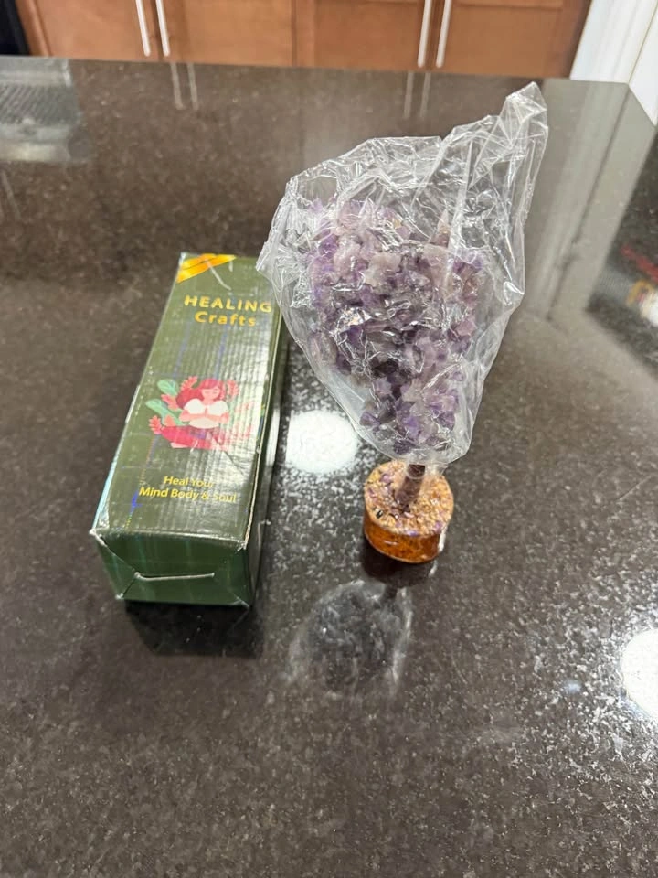 Amethyst Crystal Bonsai Tree - photo 3