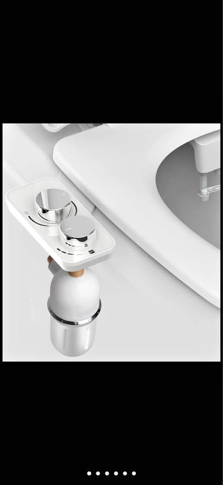 Bidet for Toilet with 2 Pack Filter, Ultra-Slim Non-Electric