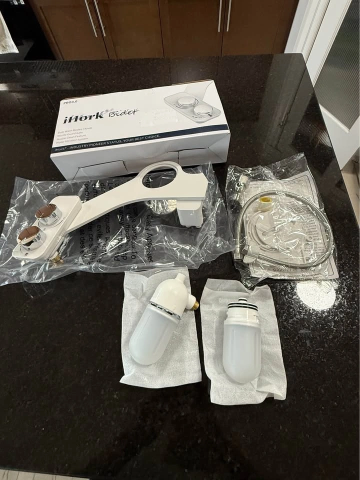 Bidet for Toilet with 2 Pack Filter, Ultra-Slim Non-Electric - photo 5