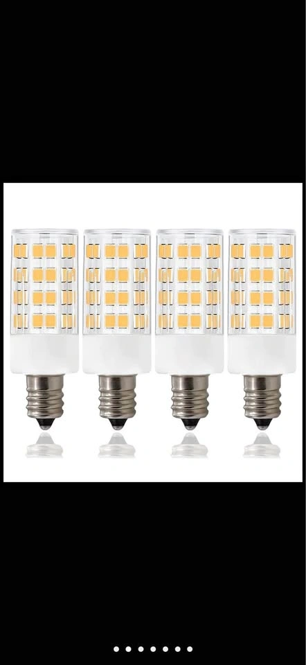 E12 LED Bulb 4W Candelabra Base 40W Equivalent 4-Pack