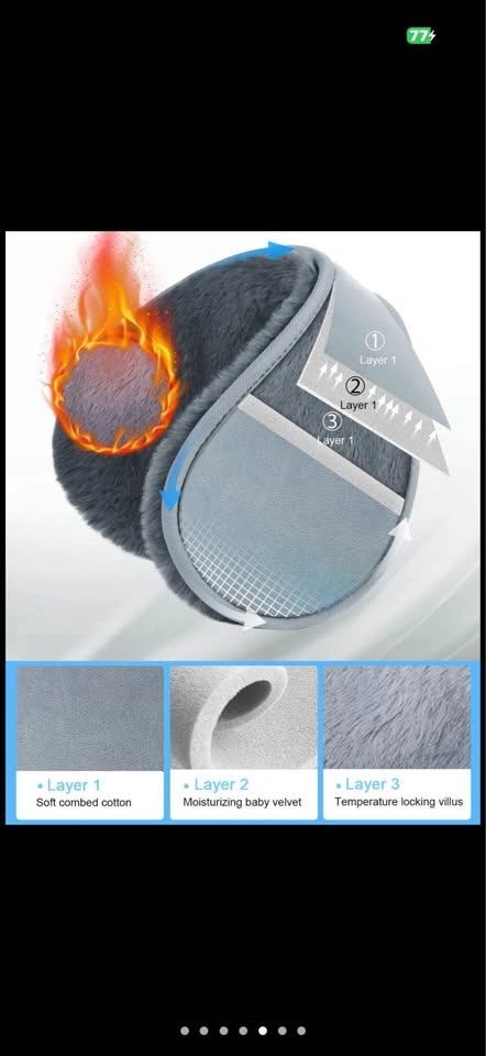 MUSICOZY Bluetooth Ear Muffs for Winter (Grey) - New - photo 4