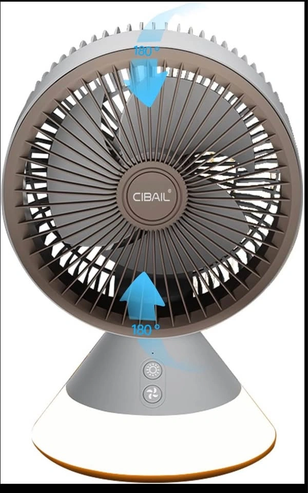 Portable Rechargeable Fan with LED Light - photo 5