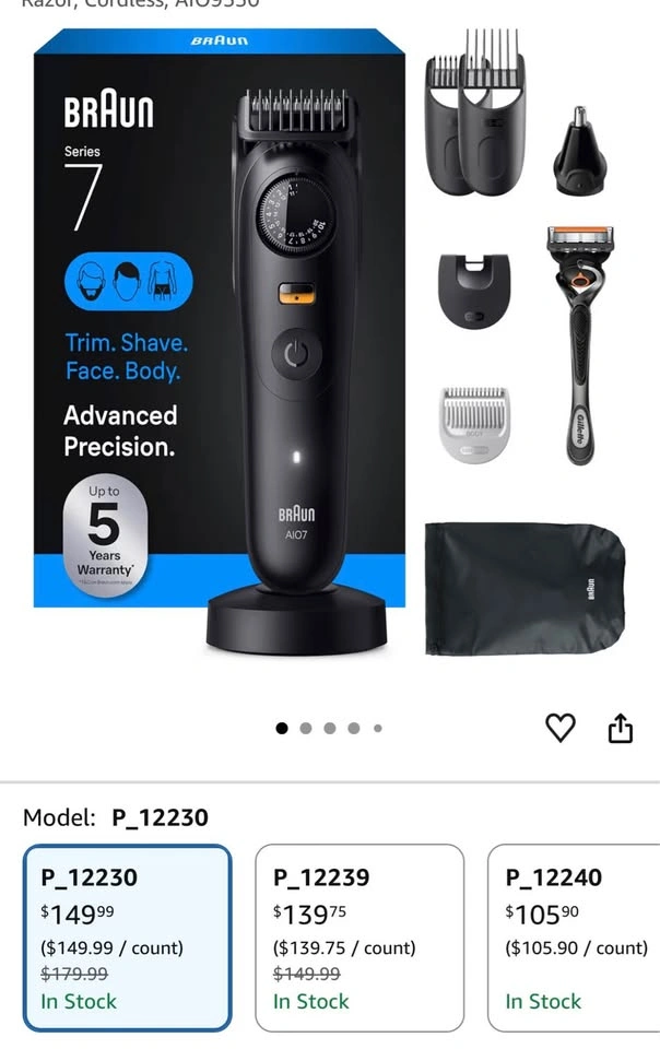 Braun All-in-One Series 9 Trimmer with Gillette Labs Razor - photo 5