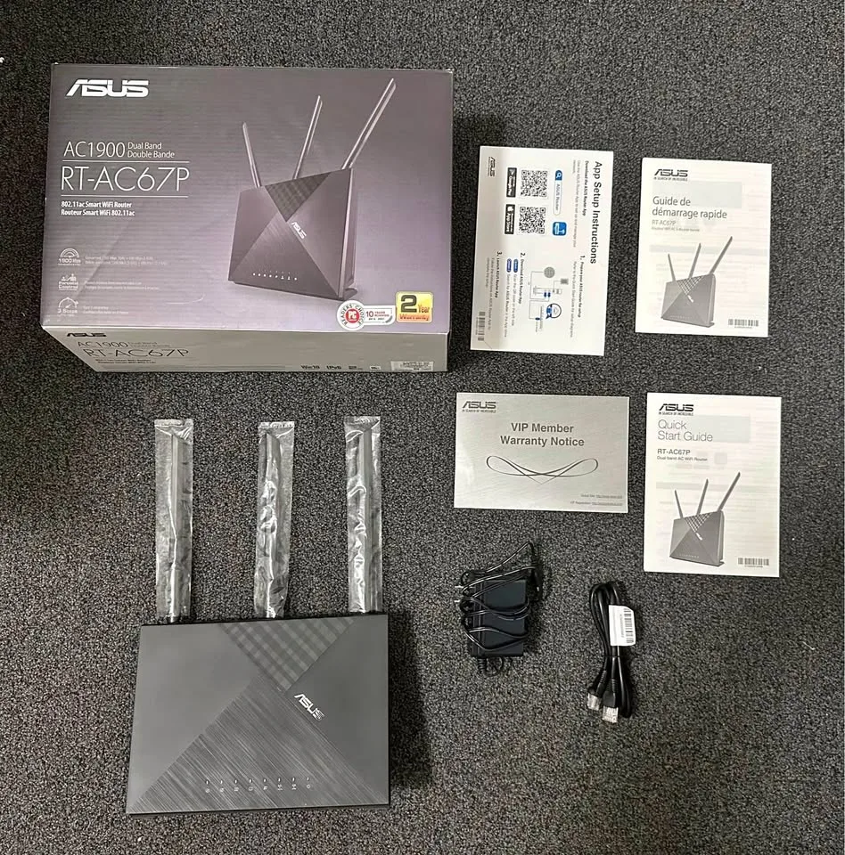 ASUS AC1900 WiFi Router (RT-AC67P)