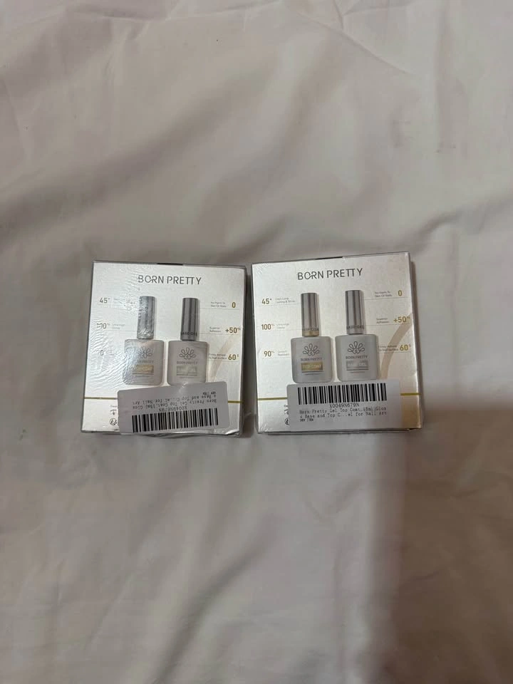 Nail Art Gel Top Coat 15ml Gloss Base and Top Gel Set 2 PACK - photo 3