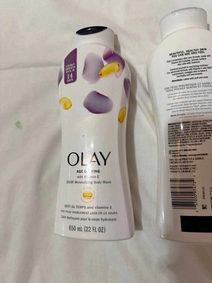 Olay Body Wash - Age Defying With Vitamin E - 2 Pack