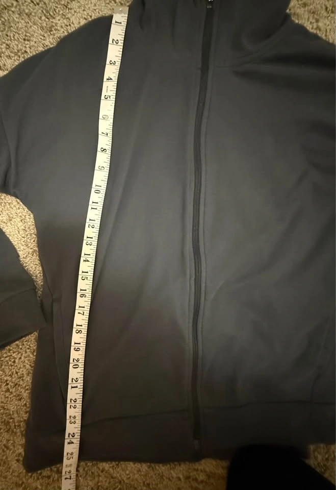 Charcoal Grey Full-Zip Jacket - photo 5