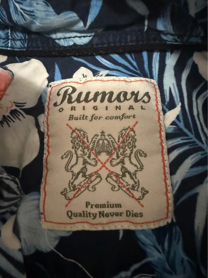 Rumors Floral Short Sleeve Button-Down Shirt - photo 5