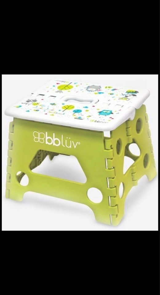 Foldable Step Stool (Lime), Carry Handle, Holds up to 200 lbs - photo 2