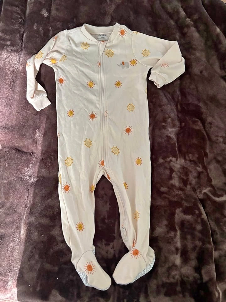 Pekkle Sun Print Footed Sleeper 18M