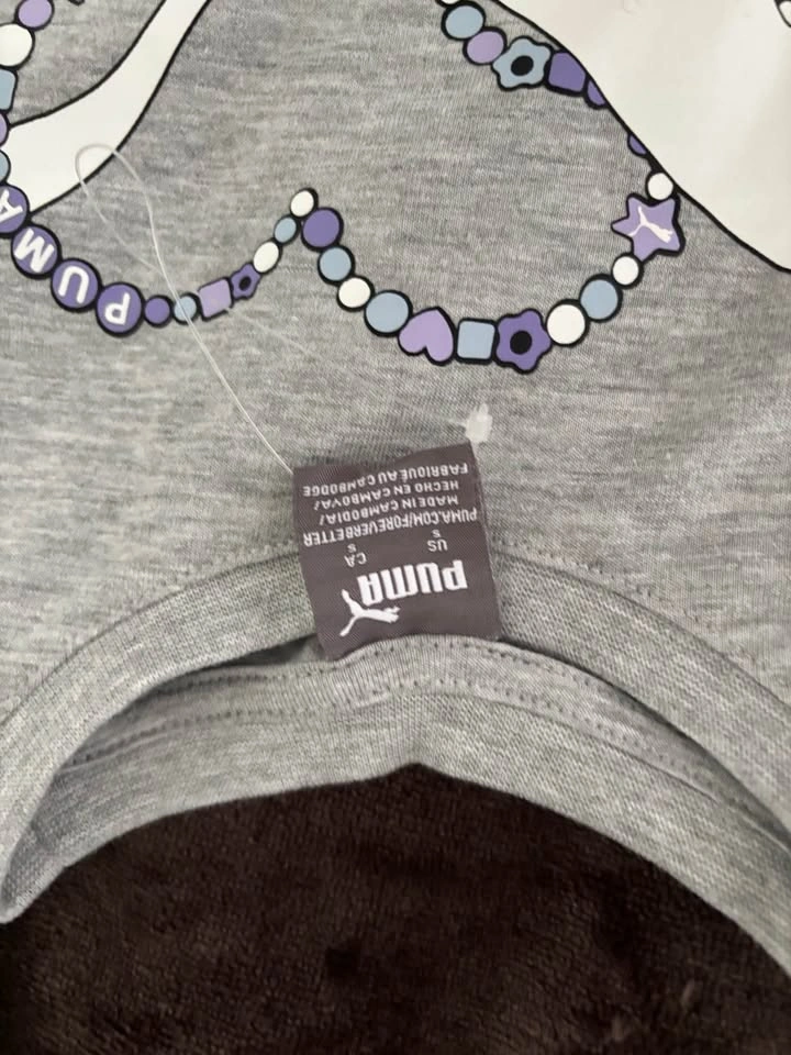Puma Grey Graphic T-Shirt Size S - photo 2