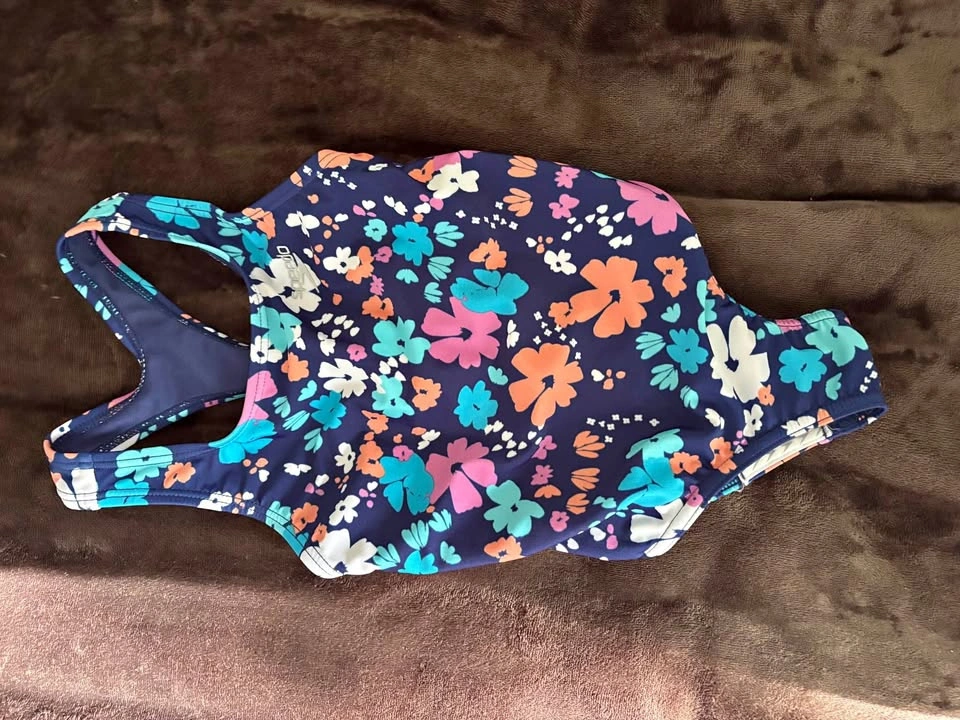 Speedo Girls Floral One-Piece Swimsuit Size 5