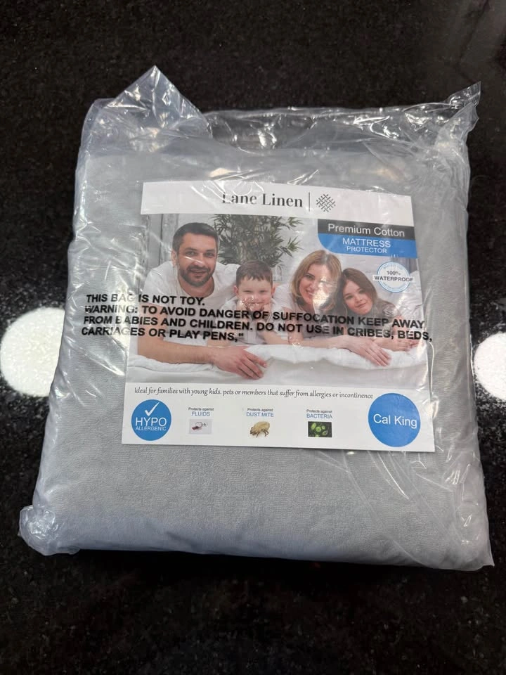 Lane Linen Cal King Mattress Protector Waterproof (Set of 2) - photo 2