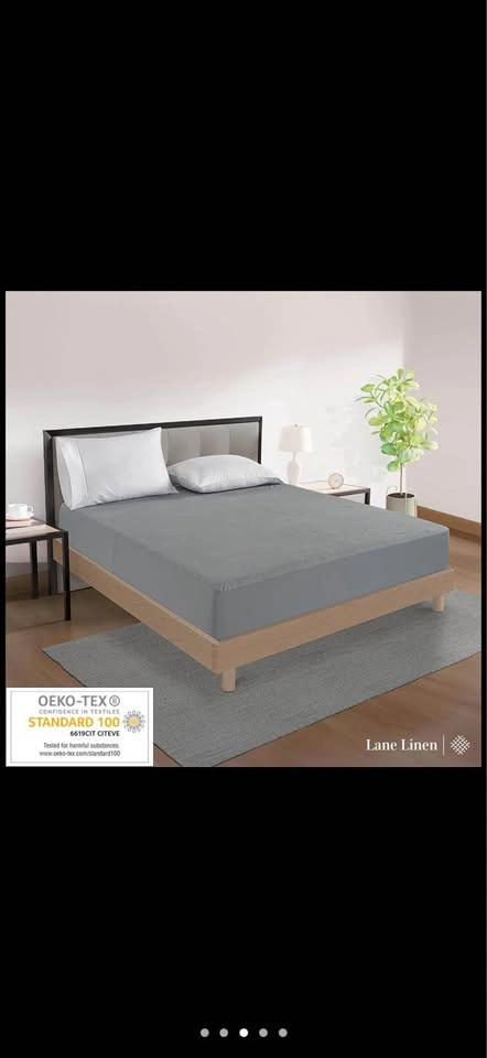 Lane Linen Cal King Mattress Protector Waterproof (Set of 2) - photo 3