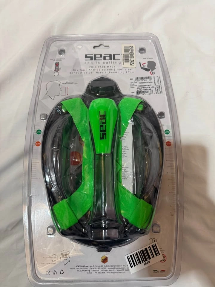 Snorkeling Mask Full Face (Seac Magica) Large/XL NEW - photo 4