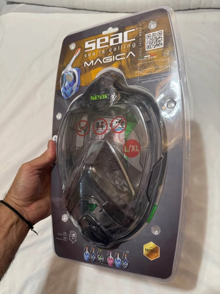 Snorkeling Mask Full Face (Seac Magica) Large/XL NEW - photo 5