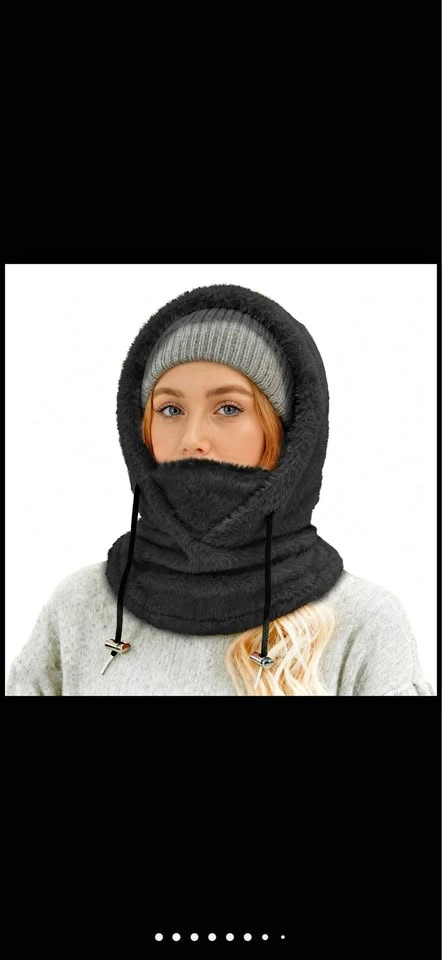Ski Masks Winter Black Balaclava Fleece Thermal Face Mask