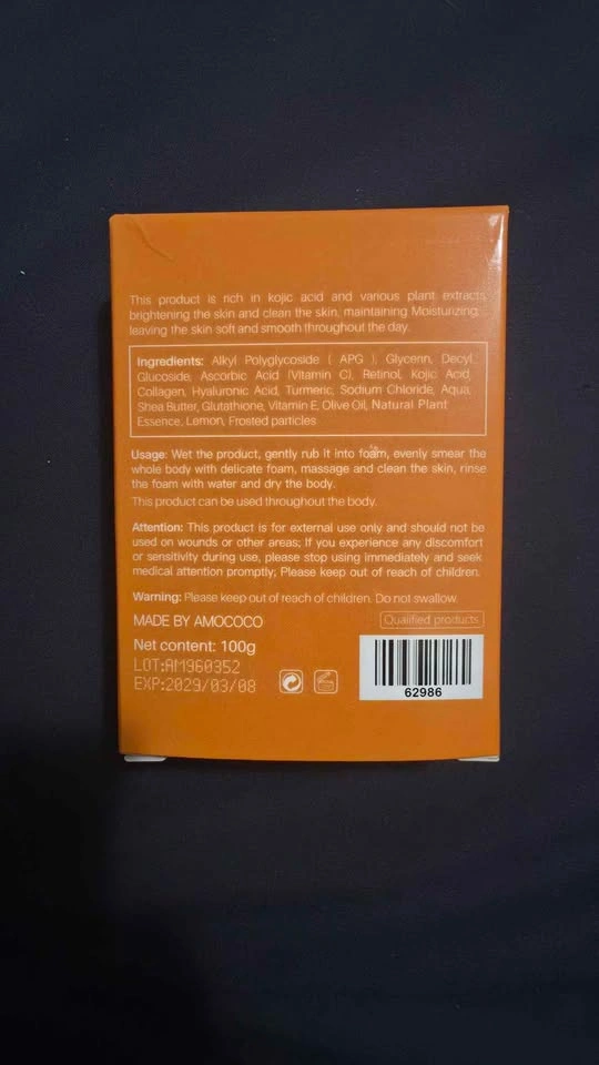 Amococo Kojic Acid Lemon Bar Soap. 2 for $10 or 1 for $6 - photo 3