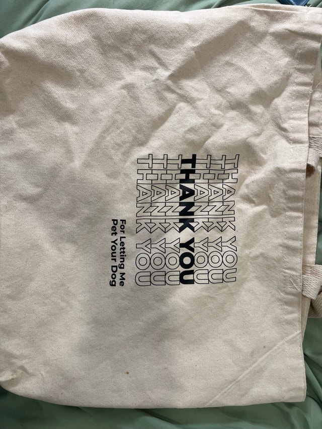 Thank You For Letting Me Pet Your Dog Tote Bag - photo 2