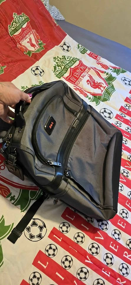 Authentic TUMI Backpack – Grey/Black – Excellent Condition