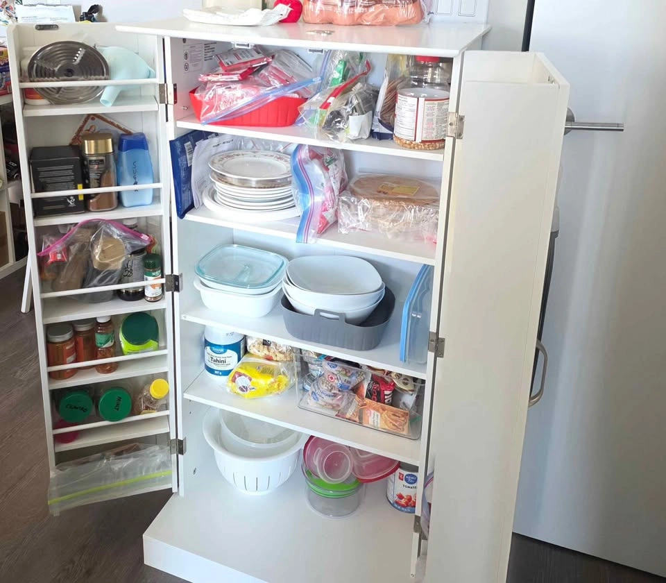 Wayfair Kitchen Pantry Cabinet – White – Like New - photo 3