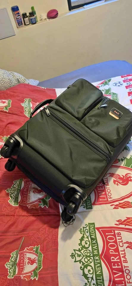 TUMI 4-Wheel Carry-On Suitcase – Olive Green – Like New