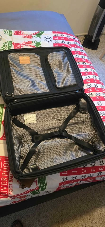 TUMI 4-Wheel Carry-On Suitcase – Olive Green – Like New - photo 3