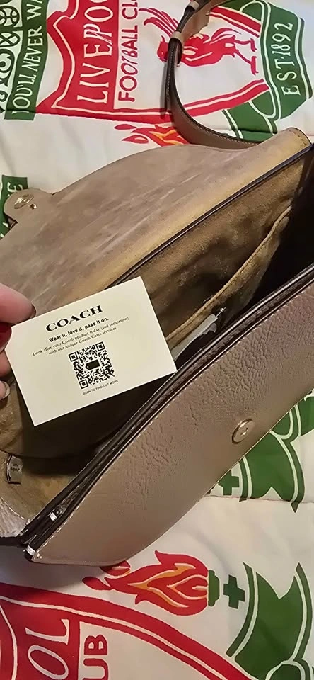 Brand New Coach Kleo 23 Suede & Leather Crossbody Bag - photo 2