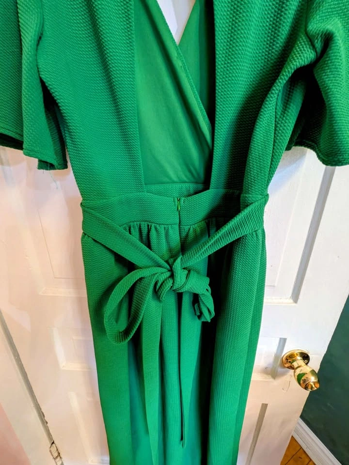 Green jumpsuit one piece - photo 3