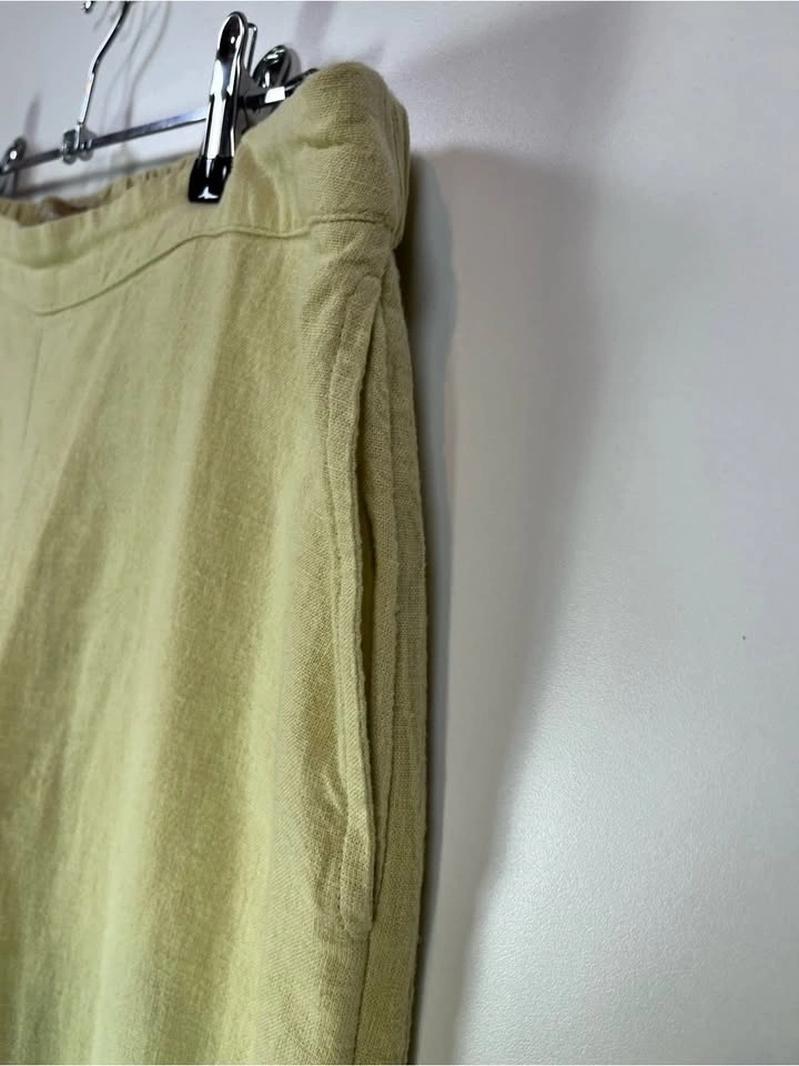 Free People Days End Pull on Pants Cropped Linen Blend Wide Leg - photo 5