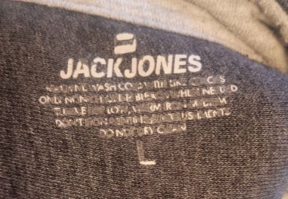 Genuine Jack & Jones 1/4 Zip Shirt Hoodie – Size L image indicator(4)