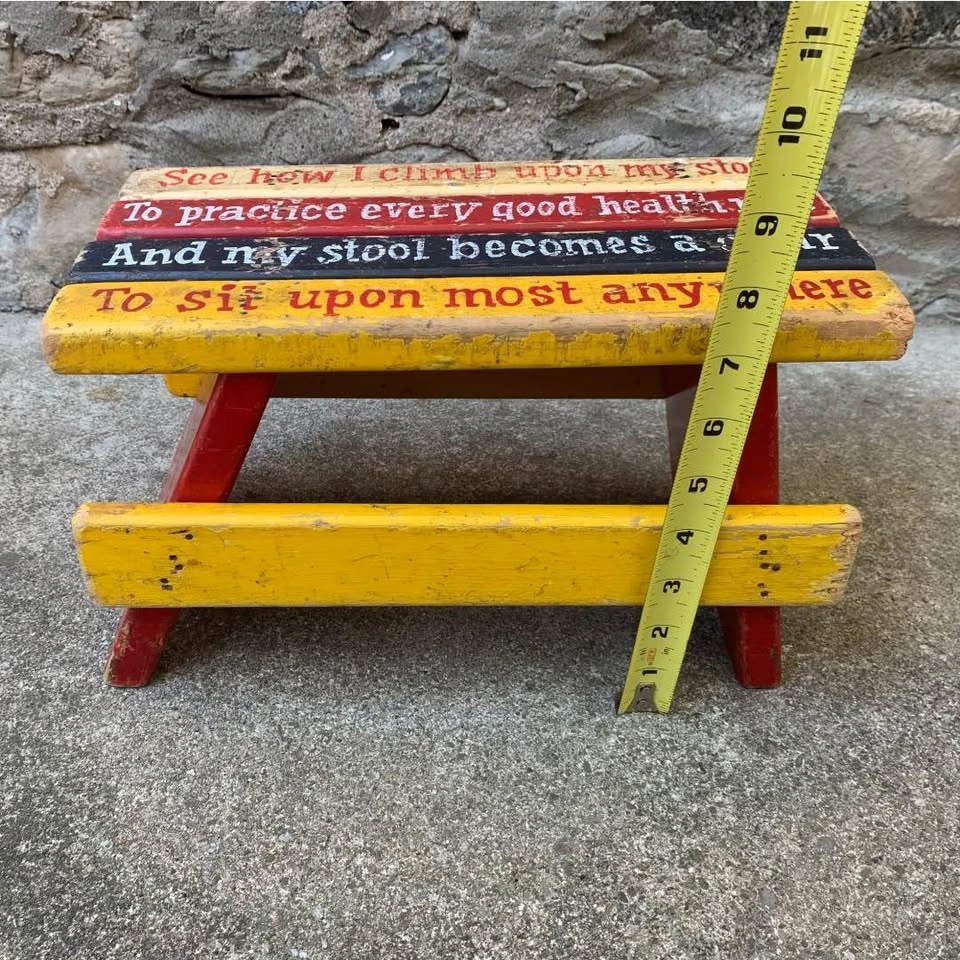Vintage Children's Step Stool Mid Century - photo 3