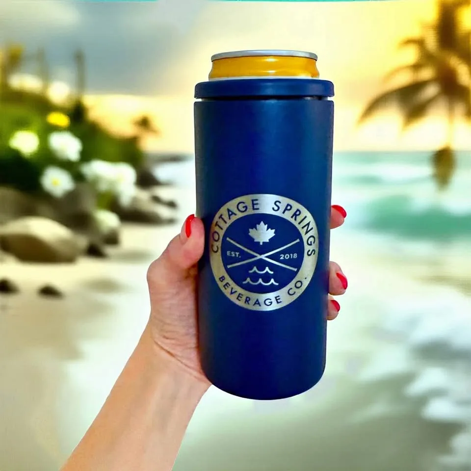 NEW! Cottage Springs Beverage Cooler - Dark Blue thumbnail