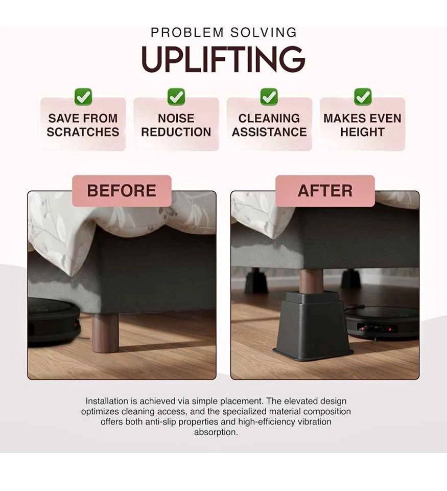8pcs Furniture Risers| Bed Risers