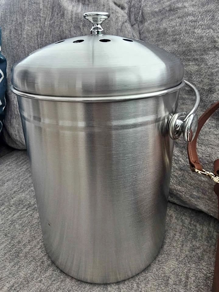 Stainless Steel Countertop Compost Bin