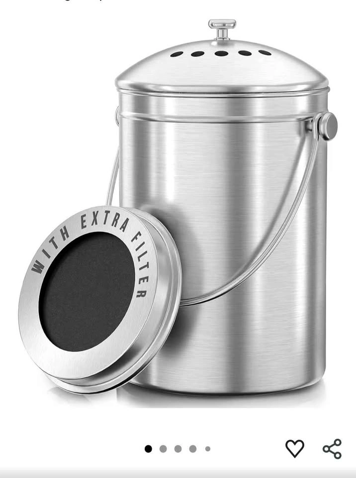Stainless Steel Countertop Compost Bin - photo 4
