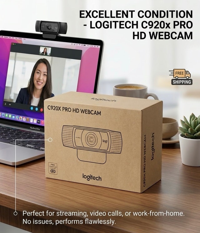 Logitech C920x Pro HD Webcam