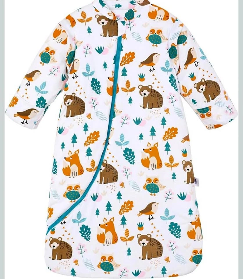 Winter Baby Sleeping Bag with Detachable Sleeves 1-2 Years