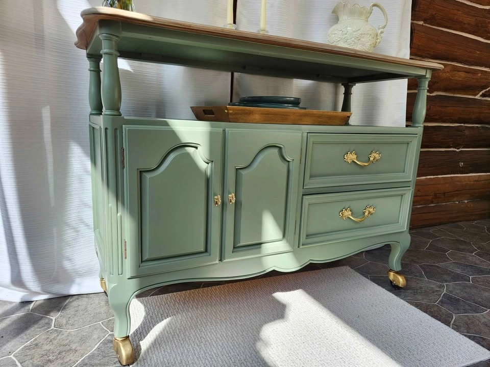 Refinished Vintage French Provincial Buffet by Century - photo 2
