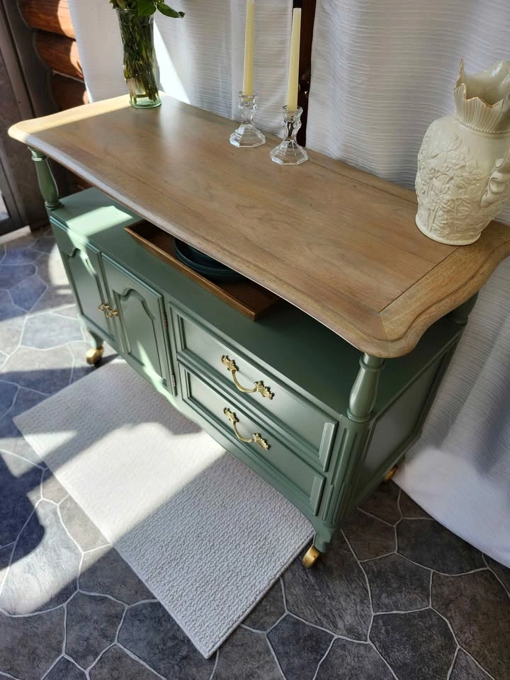 Refinished Vintage French Provincial Buffet by Century - photo 3