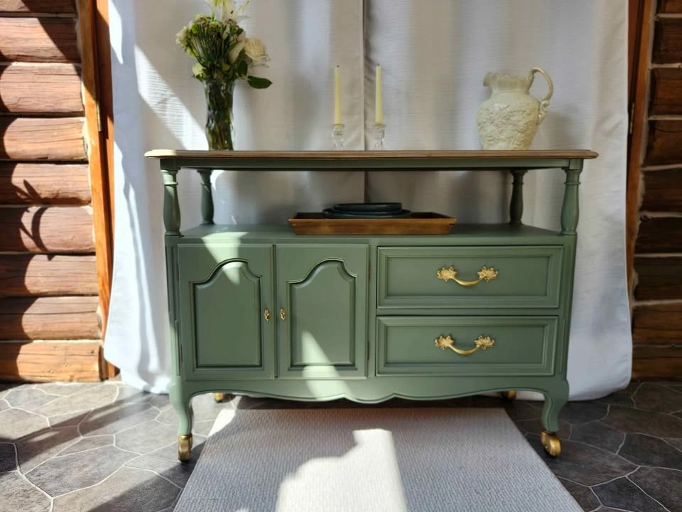 Refinished Vintage French Provincial Buffet by Century - photo 4