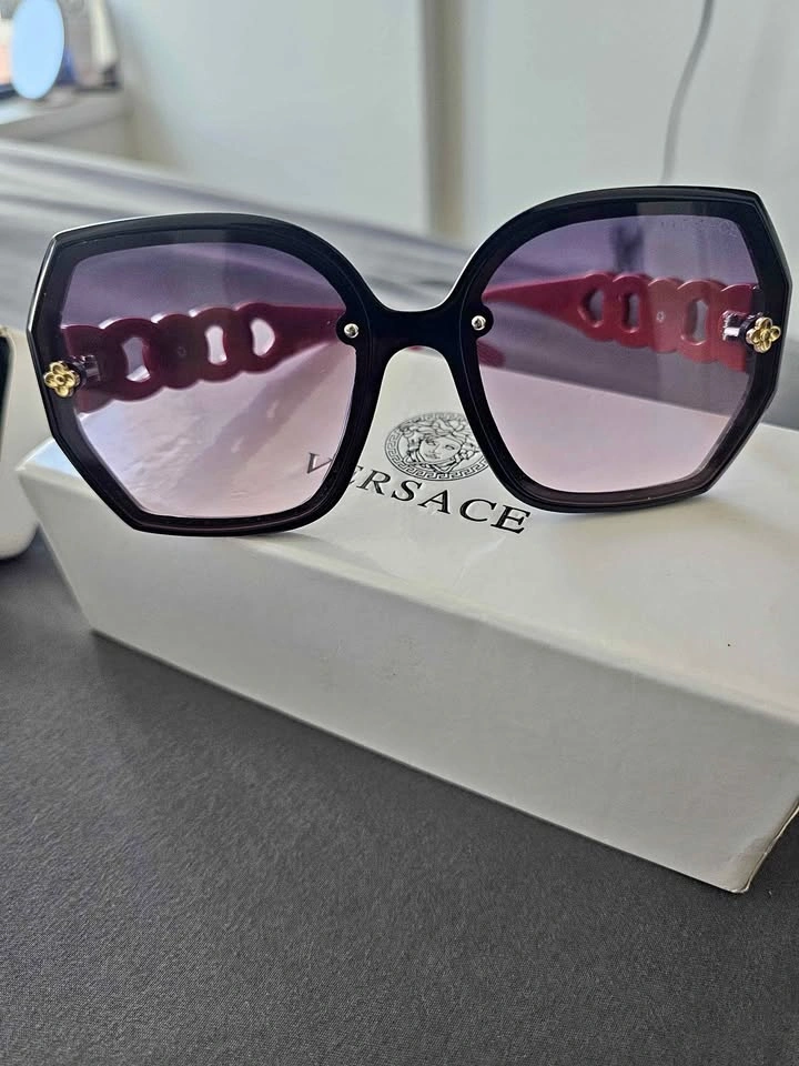 Versace Black Red Sunglasses | Women's Sunglasses