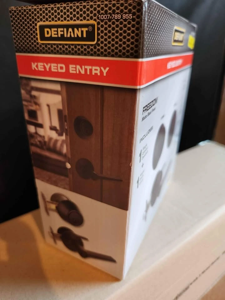 Matte Black Keyed Entry Door Lock System - photo 3