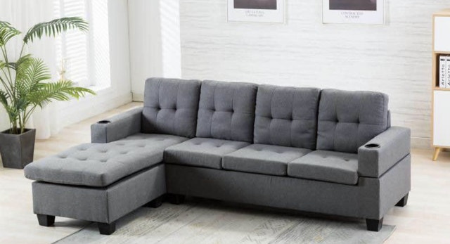 Modern L-Shape Sectional Sofa - Brand New - photo 3