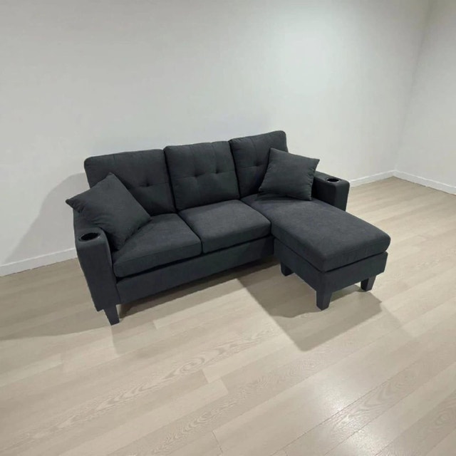 Scandinavian Premium Style Sectional Sofa L- Shape Reversible - photo 2