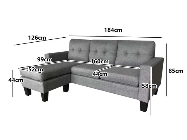 Modern Reversible Sectional Sofa - photo 4