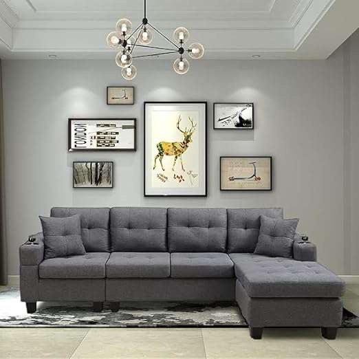 Discount L-Shaped Luxury New Sectional Sofa