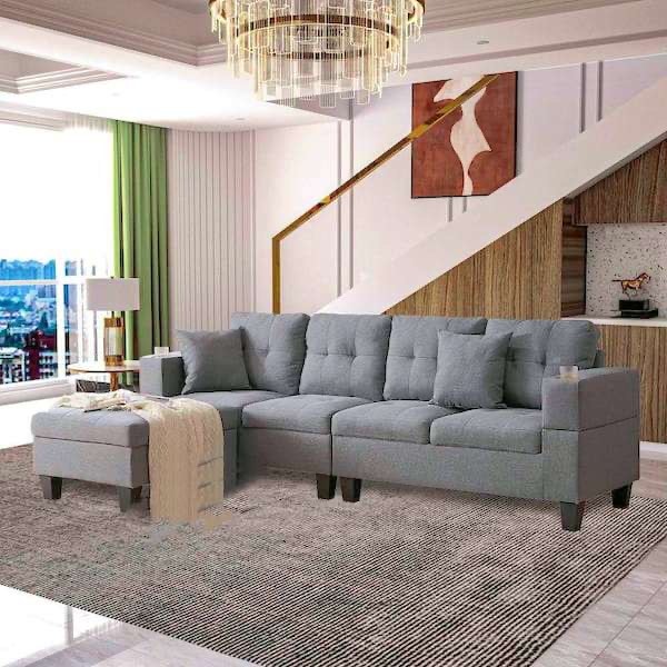 Discount L-Shaped Luxury New Sectional Sofa - photo 5
