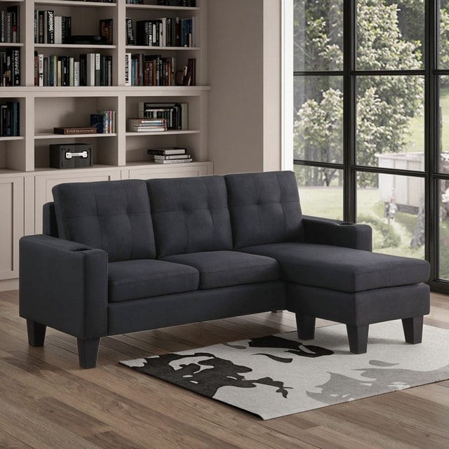 Sectional Sofa Luxury High Quality Family Couch Reversible Sofa - photo 3
